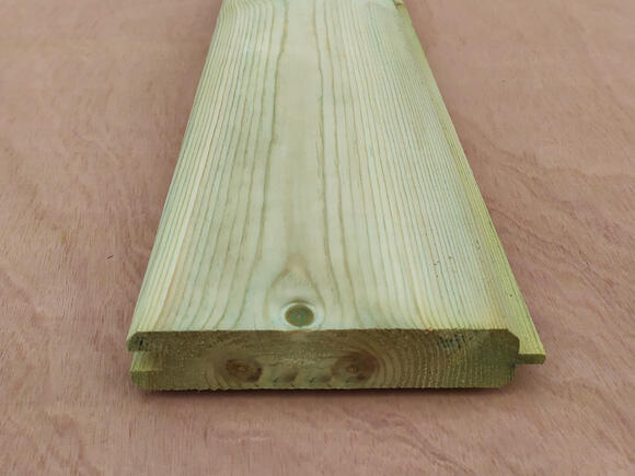 Lame bois à emboîter bois épicéa, Classe 3, L.180 x H.21 mm