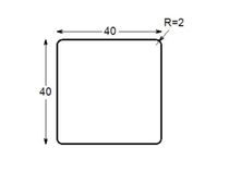 Bardage Chataignier Claire voie 40 x 40 mm(1)